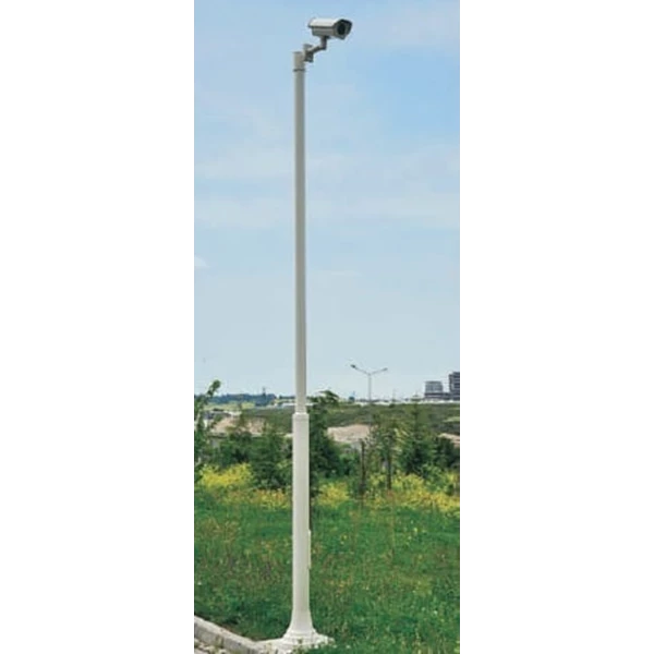CCTV Pole 8 Meters Straight Galvanized