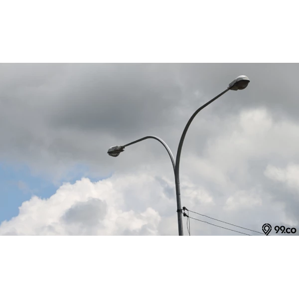 Double Single Single Octagonal Street Light Pole Ornamnet 
