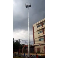 Tiang CCTV 8 meter oktagonal hdg 