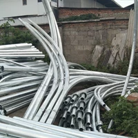 Tiang Lampu Jalan Hexagonal ornament single parabol 