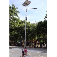 Octagonal single parabol solar light pole 7 m