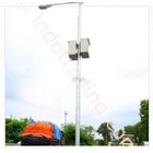 Solar Street Light Pole PJU Double 1