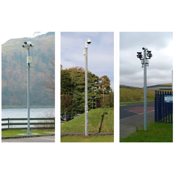 Round CCTV Pole H 6M