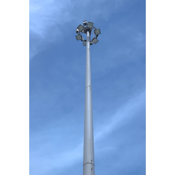 Tiang Lampu High Mast Bulat 8 Meter