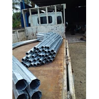 Tiang Lampu PJU Oktagonal 6 Meter 