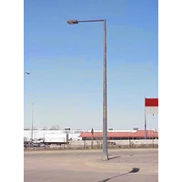 Tiang Lampu Jalan PJU hexagonal Single Angel Ornament