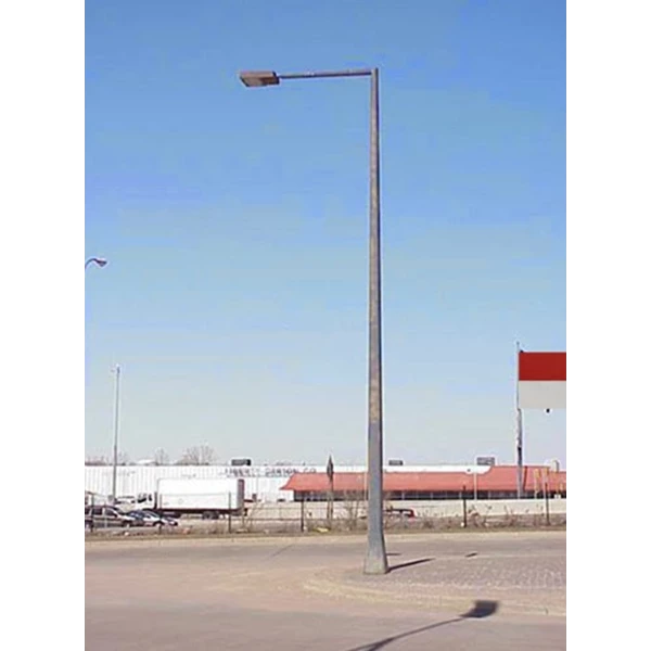 Octagonal Single Angle Ornament Street Light Pole