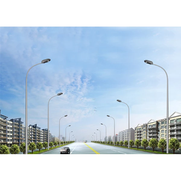 Tiang Lampu PJU Oktagonal Satu Ornament