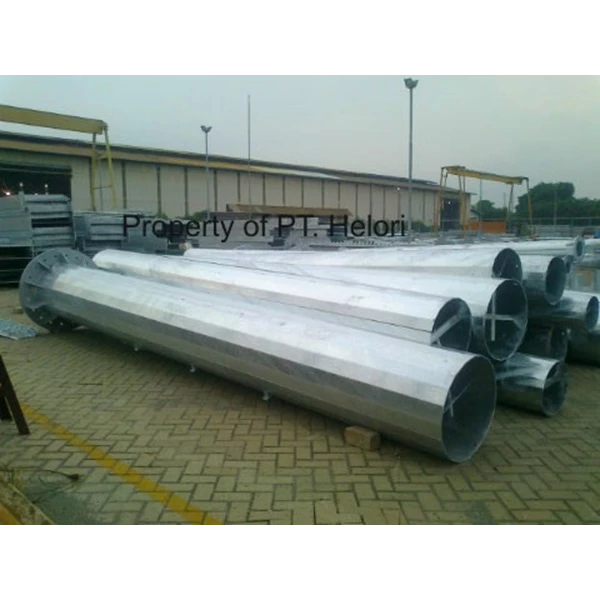 13 Meters Round Pipe High Mast Pole