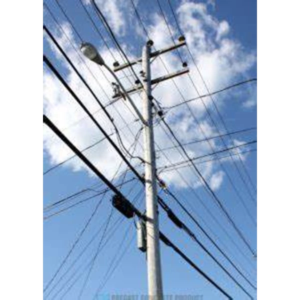 Electric Pole / PLN Pole Straight Round