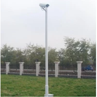 Tiang CCTV Galvanis Model Bulat Tinggi 7 Meter