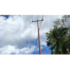 8 Meter Galvanized Electric Pole 1