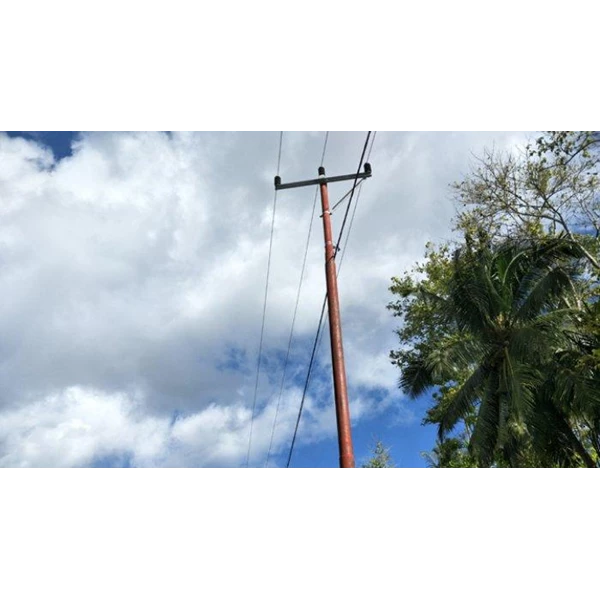 8 Meter Galvanized Electric Pole